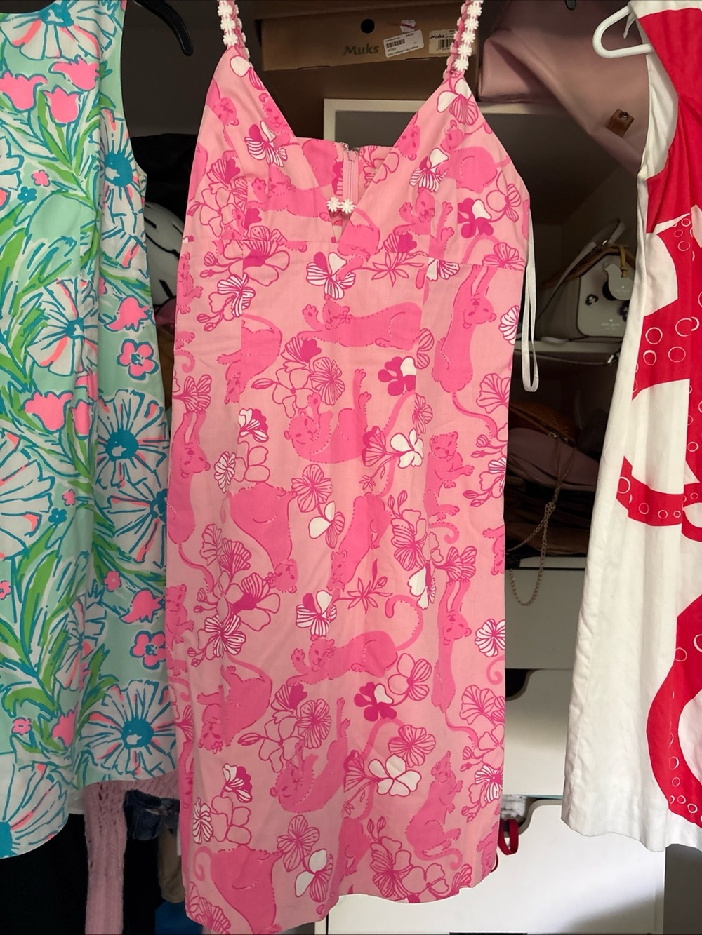 Lilly Pulitzer Pink Floral Print Sundress
